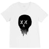 trickle skull V-Neck Tee