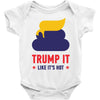 trump it like its hot Baby Bodysuit
