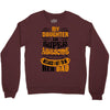 My Daughter Super Awesome Dad Crewneck Sweatshirt