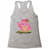 mrs yetti and her poops Racerback Tank