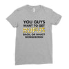 You Guys Want To Get Rufus Back Or What Sametimeless Ladies Fitted T-Shirt