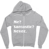 sarcastic Zipper Hoodie