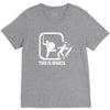 this is sparta funny  film V-Neck Tee