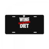 wine diet challenge accepted License Plate