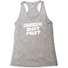 greedo shot first Racerback Tank