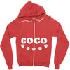 loco coco skul Zipper Hoodie