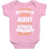 Super Cool Aunt Of A Freaking Awesome Nephew Baby Onesie