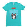 paws Ladies Fitted T-Shirt