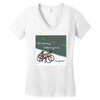 i&rsquo;d lock my bike to yours anytime Women's V-Neck T-Shirt