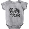 bike parts full suspension airfix model parts mens printed cotton Baby Onesie
