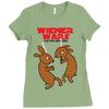 wiener wars dachshund dogs Ladies Fitted T-Shirt