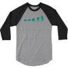 evolution of turtles 3/4 Sleeve Shirt