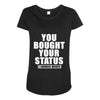 you bought your status Maternity Scoop Neck T-shirt