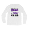 we don't know how strong we are until being strong is the only choice Long Sleeve Shirts