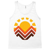sunset mountain Tank Top