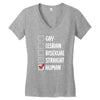 Lgbt Checklist Women's V-Neck T-Shirt