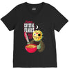 camp crystal flakes V-Neck Tee