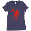 red dawn retro movie Ladies Fitted T-Shirt