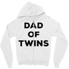 Dad of Twins Zipper Hoodie