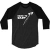 born to dart pfeil arrow bullseye triple double 180 club profi 3/4 Sleeve Shirt