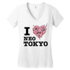 i love neo tokyo Women's V-Neck T-Shirt