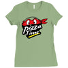 pizza time Ladies Fitted T-Shirt