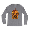 mad halloween pumpkin Long Sleeve Shirts