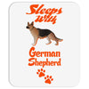 Sleeps With German Shepherd Mousepad