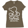 game and watch parody video game Ladies Fitted T-Shirt