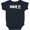 fakin' it Baby Bodysuit