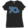 seventies Ladies Fitted T-Shirt