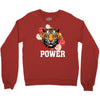 Girl Power White Write Crewneck Sweatshirt