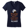 witches halloween Women's V-Neck T-Shirt