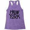 new york 2 Racerback Tank