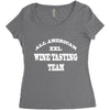 mine tasting team Women's Triblend Scoop T-shirt