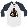 king of kittens 3/4 Sleeve Shirt
