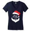 santa claus merry christmas Women's V-Neck T-Shirt