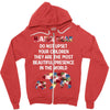 mama bear message Zipper Hoodie