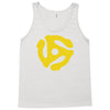 45 rpm vinyl record t shirt dj music records mens ladies tee funny Tank Top