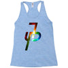 jake paul colorful galaxy Racerback Tank