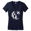 i shoot with my mind Women's V-Neck T-Shirt