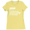 definition of a geek Ladies Fitted T-Shirt