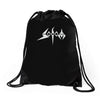 sodom logo Drawstring Bags