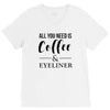 all you need is coffee &amp; eyeliner V-Neck Tee