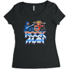 rock man Women's Triblend Scoop T-shirt
