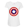 captain america Maternity Scoop Neck T-shirt