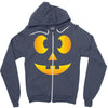 funny halloween jack o lantern kids Zipper Hoodie