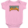Wtf Doom Black Stroke Baby Bodysuit