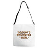 Daddy's Favorite Girl Adjustable Strap Totes