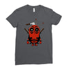 deadpool minion Ladies Fitted T-Shirt